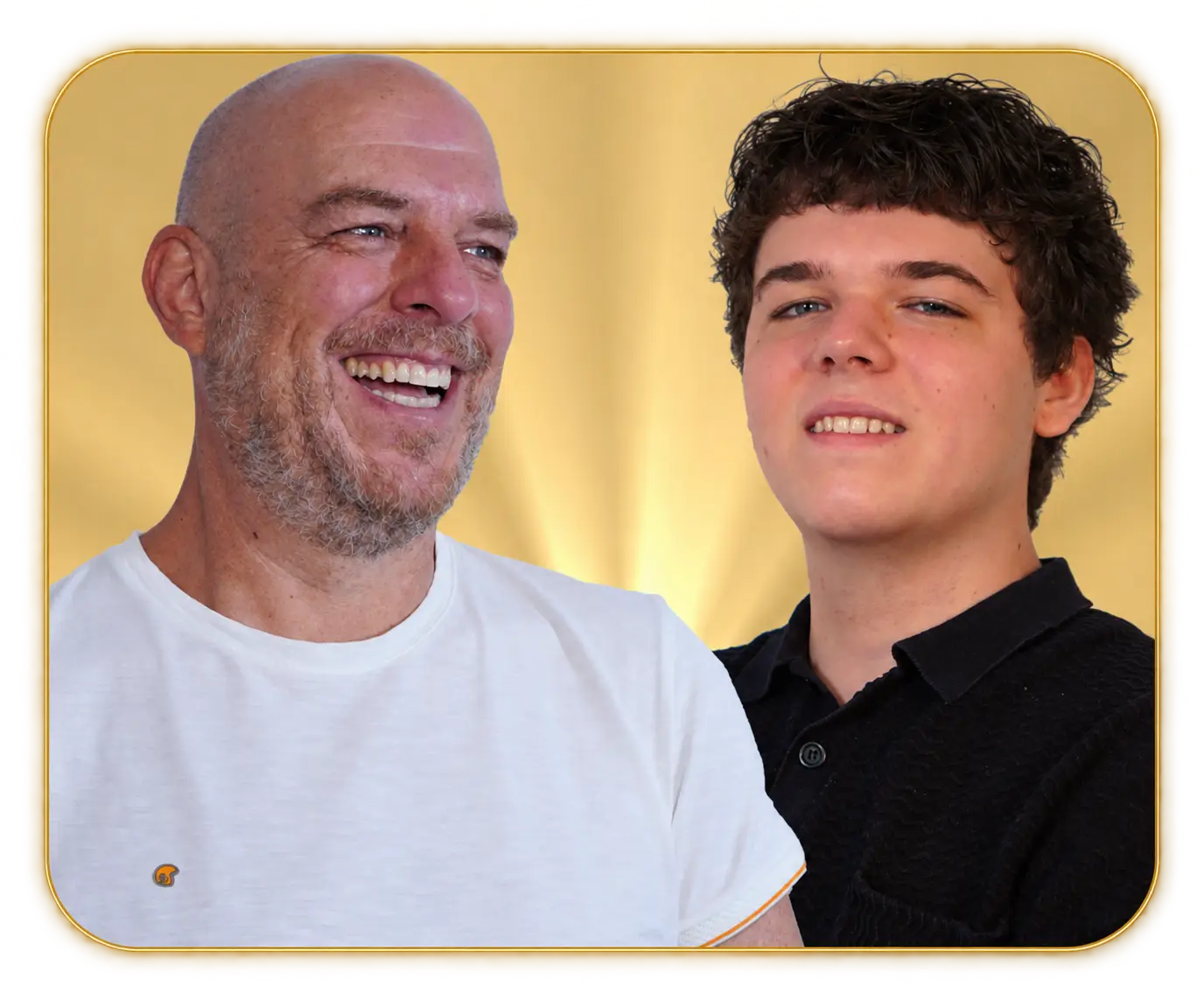 Christian und Nils, Vater und Sohn